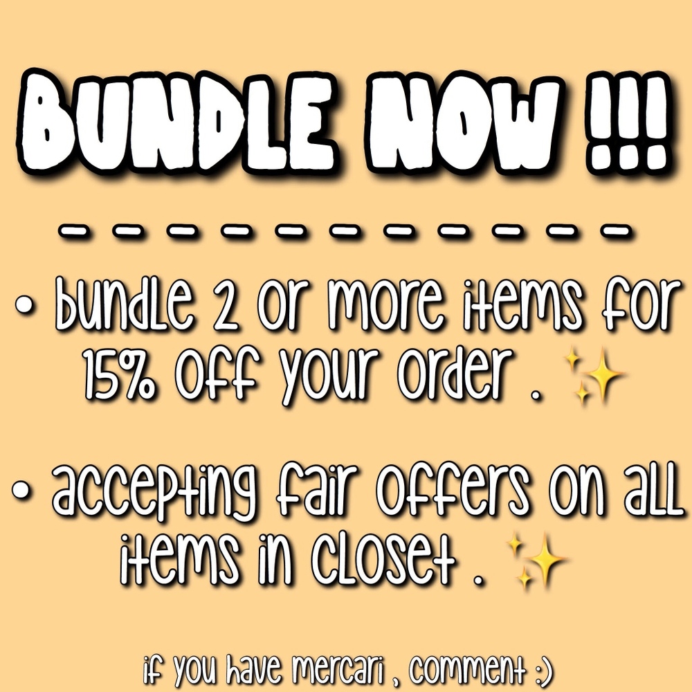BUNDLE NOW ! back to school sale :)